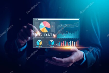 Abstraktes Analytics-Dashboard als Symbolbild